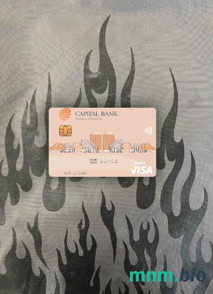 North Macedonia Capital banka AD Skopje visa obciążyć card wygląd fotograficzny skan PSD + zdjęcie